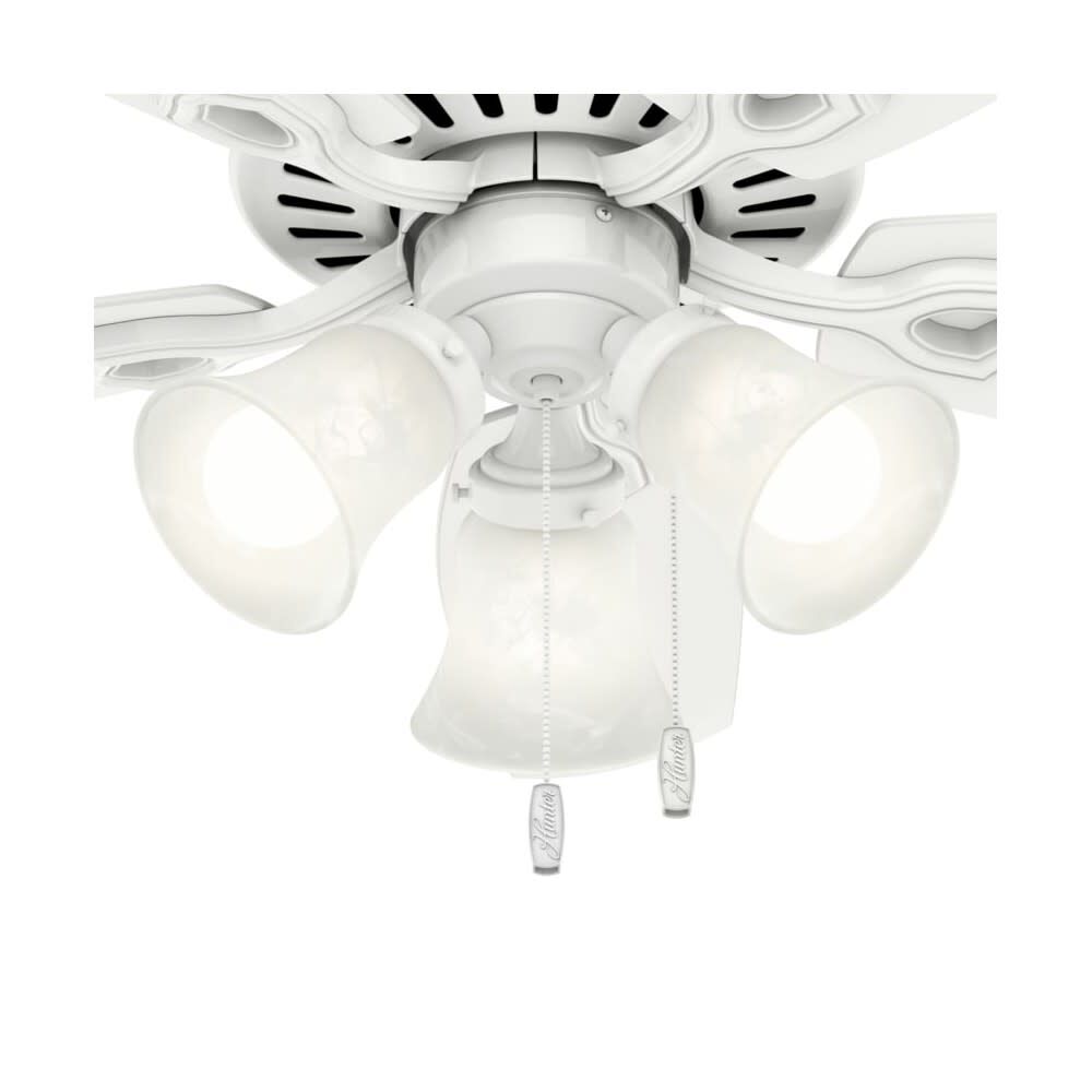 Builder Ceiling Fan 42in LED Indoor Snow White 52105