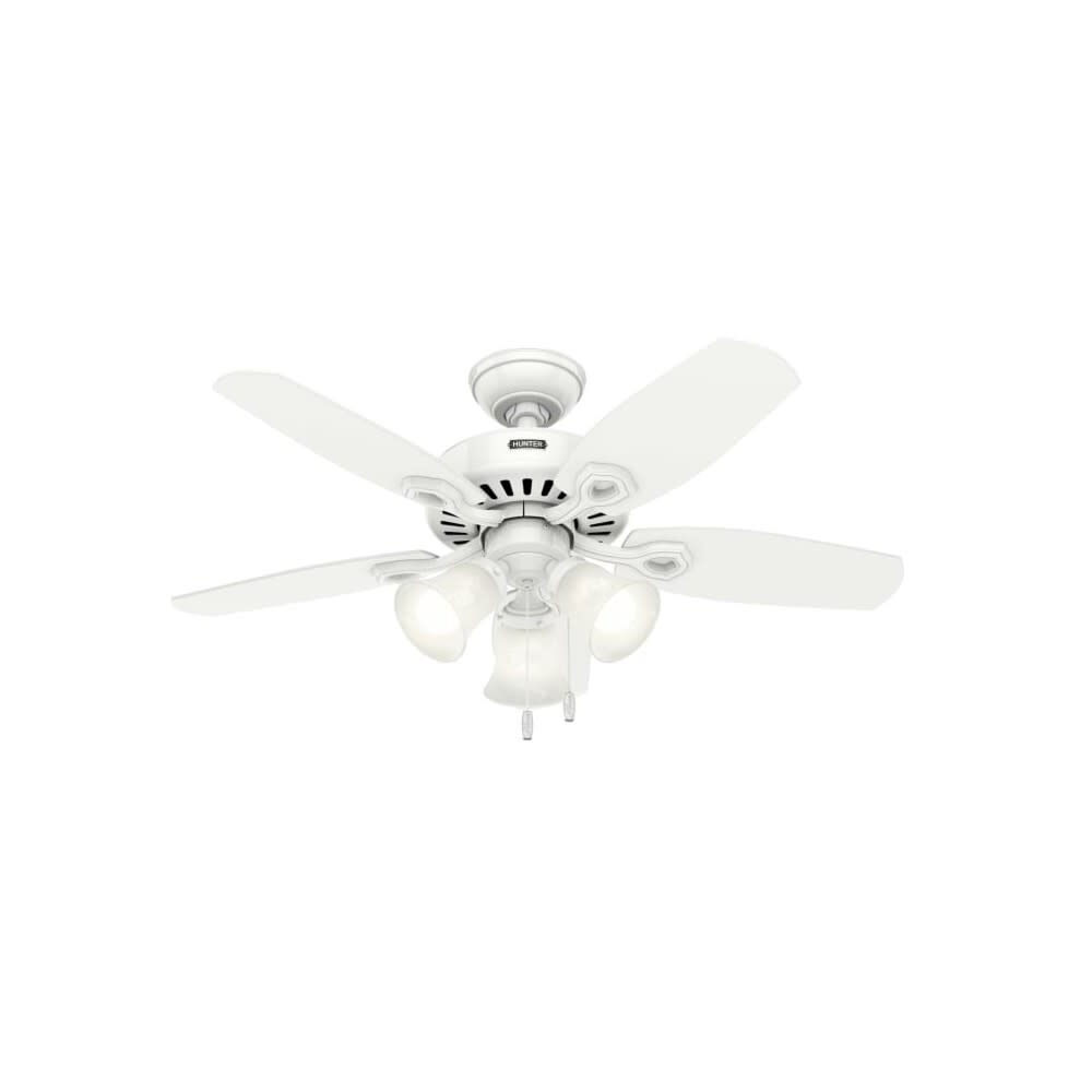 Builder Ceiling Fan 42in LED Indoor Snow White 52105