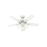 Builder Ceiling Fan 42in LED Indoor Snow White 52105