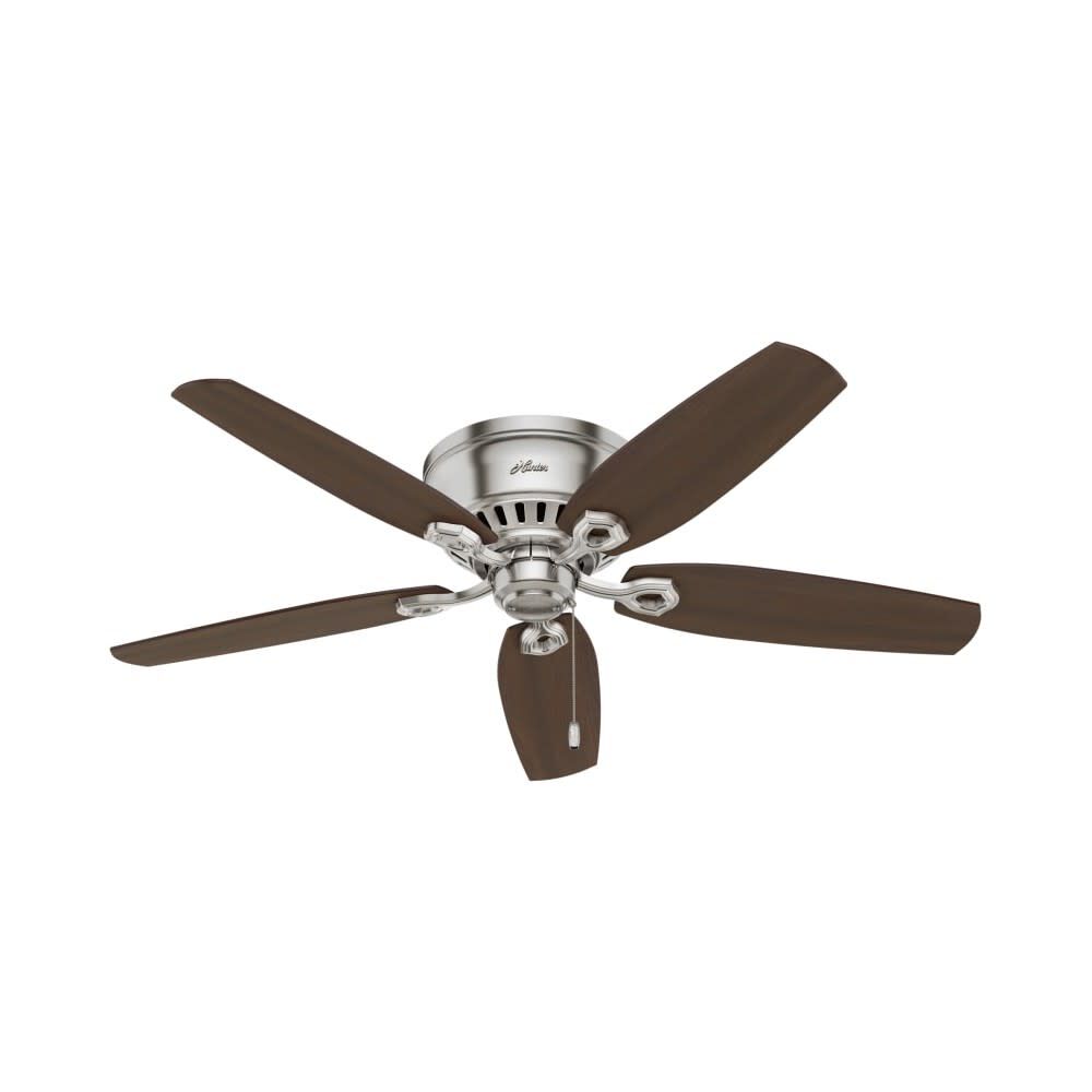 Builder Ceiling Fan 52in Brushed Nickel Brazilian Cherry 53328