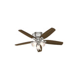 Builder Ceiling Fan 52in Brushed Nickel Brazilian Cherry 53328