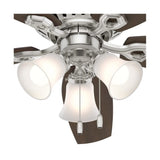 Builder Ceiling Fan 52in Brushed Nickel Brazilian Cherry 53328