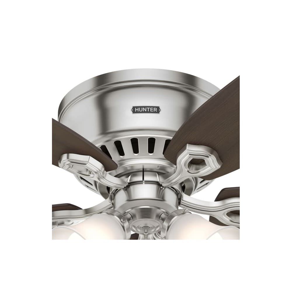 Builder Ceiling Fan 52in Brushed Nickel Brazilian Cherry 53328