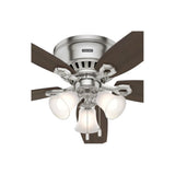 Builder Ceiling Fan 52in Brushed Nickel Brazilian Cherry 53328