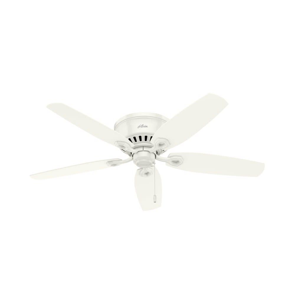 Builder Ceiling Fan 52in LED Indoor Snow White/Light Oak 53326