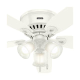 Builder Ceiling Fan 52in LED Indoor Snow White/Light Oak 53326