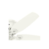 Builder Ceiling Fan 52in LED Indoor Snow White/Light Oak 53326