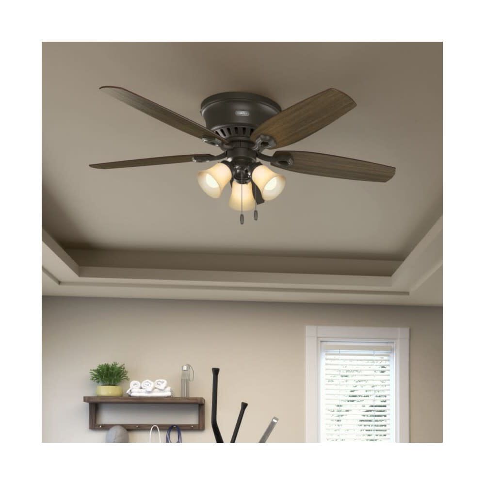 Builder Ceiling Fan 52in New Bronze Brazilian Cherry 53327