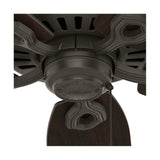 Fan Builder Elite Ceiling Fan 52in New Bronze Stained Oak 53292