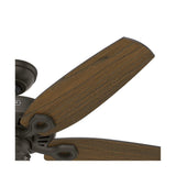 Fan Builder Elite Ceiling Fan 52in New Bronze Stained Oak 53292