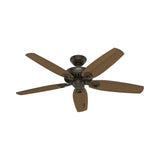 Fan Builder Elite Ceiling Fan 52in New Bronze Stained Oak 53292