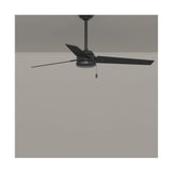 Cassius Ceiling Fan 52in Matte Black/Grey Walnut Stripe 59264