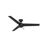 Cassius Ceiling Fan 52in Matte Black/Grey Walnut Stripe 59264