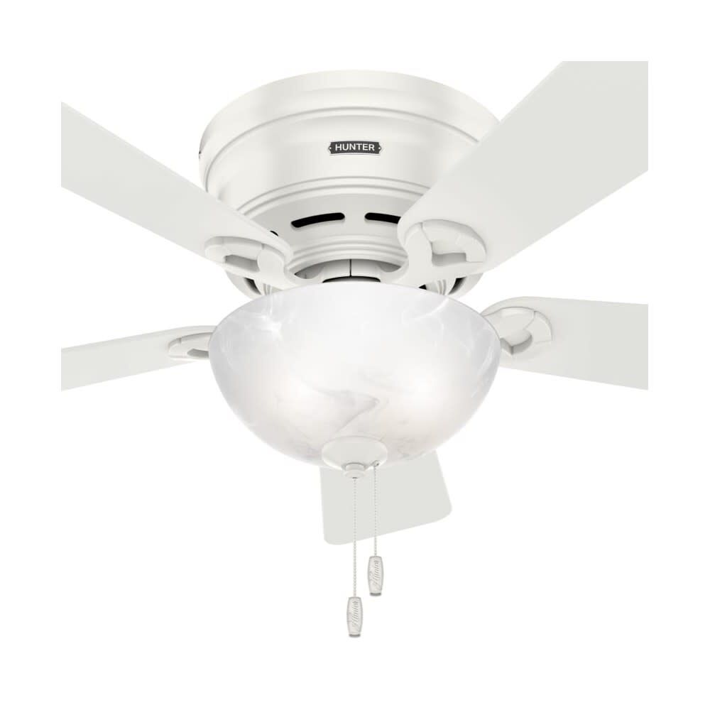 Fan Haskell Ceiling Fan 42in Fresh White/Light Oak 52138