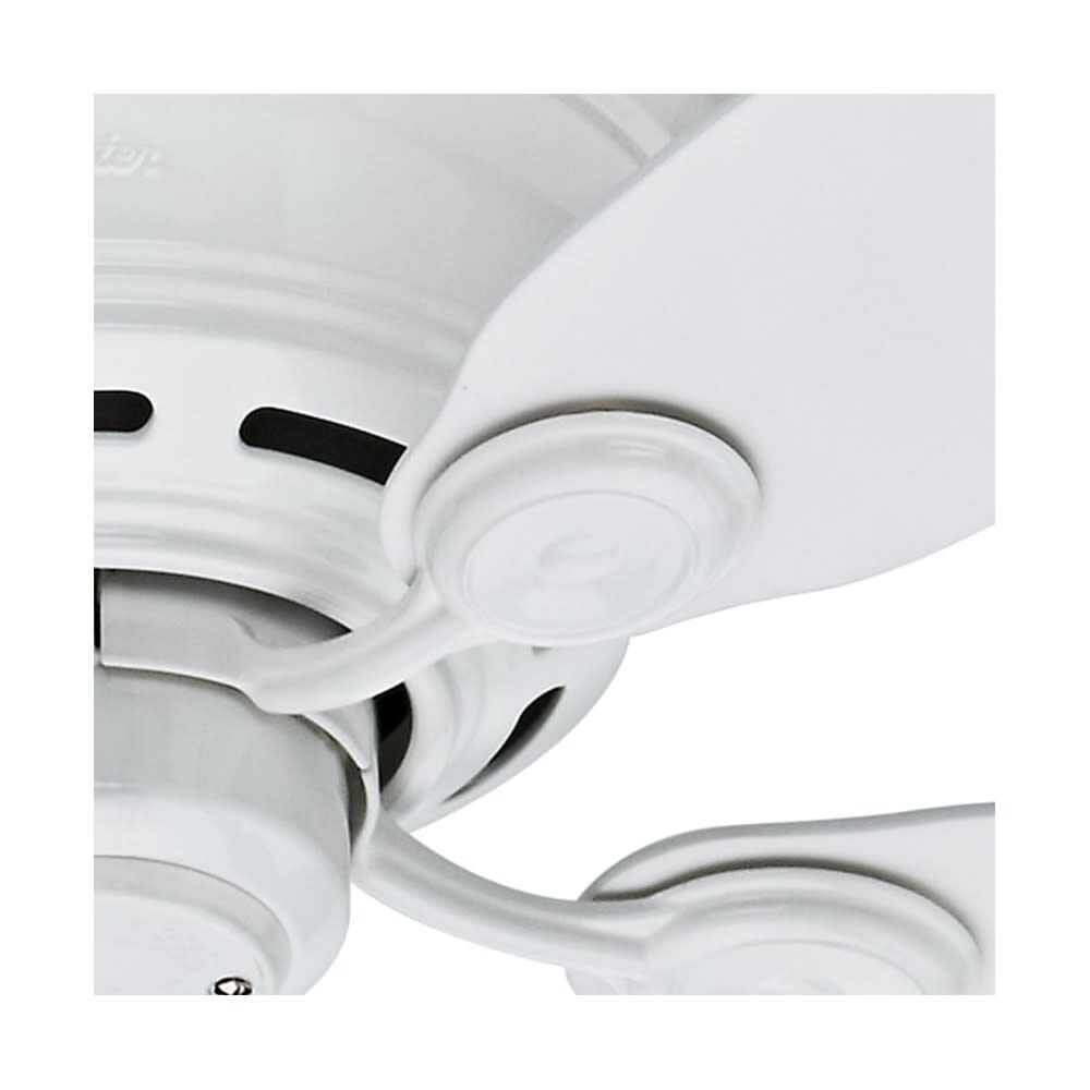 Low Profile IV Ceiling Fan 42in Indoor White Snow White 51059