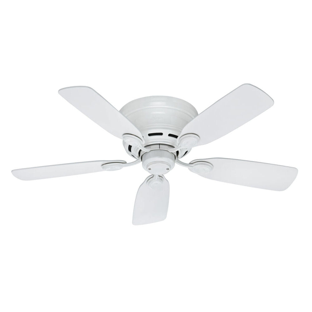 Low Profile IV Ceiling Fan 42in Indoor White Snow White 51059