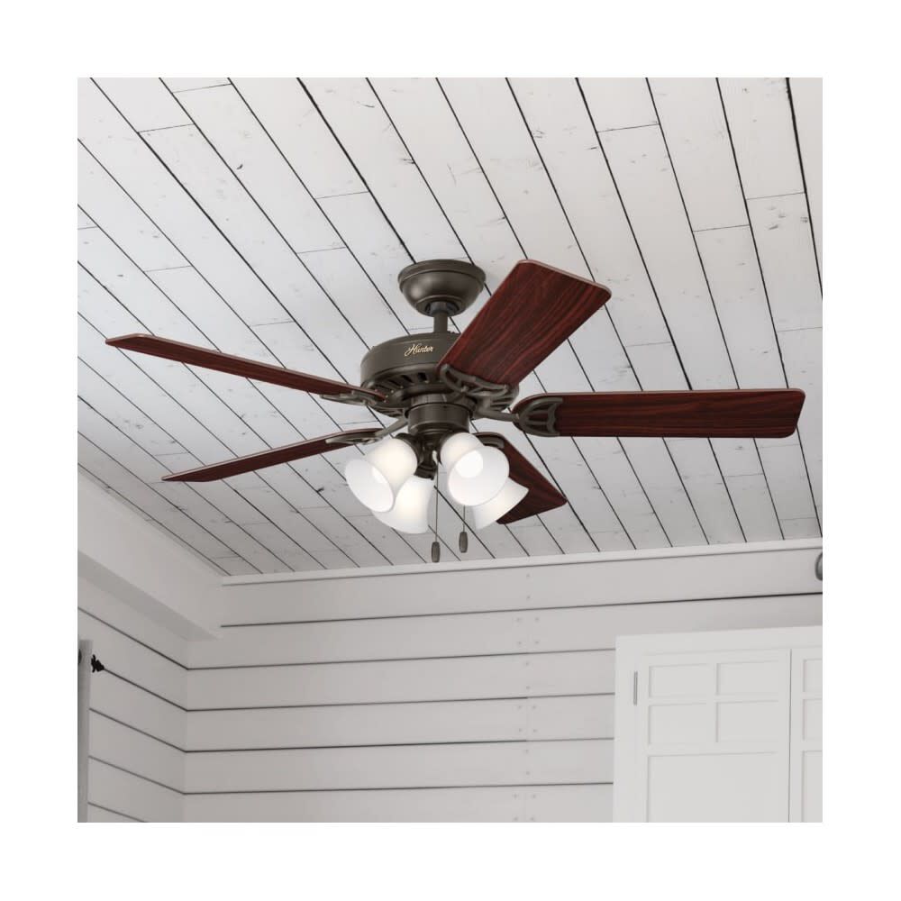 Studio Series Ceiling Fan 52in New Bronze Cherry/Walnut 53067