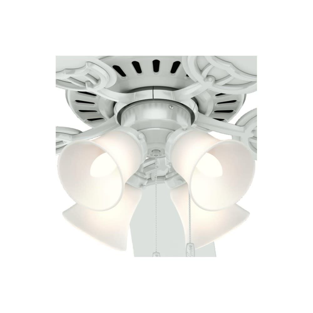 Studio Series Ceiling Fan 52in White White/Bleached Oak 53062