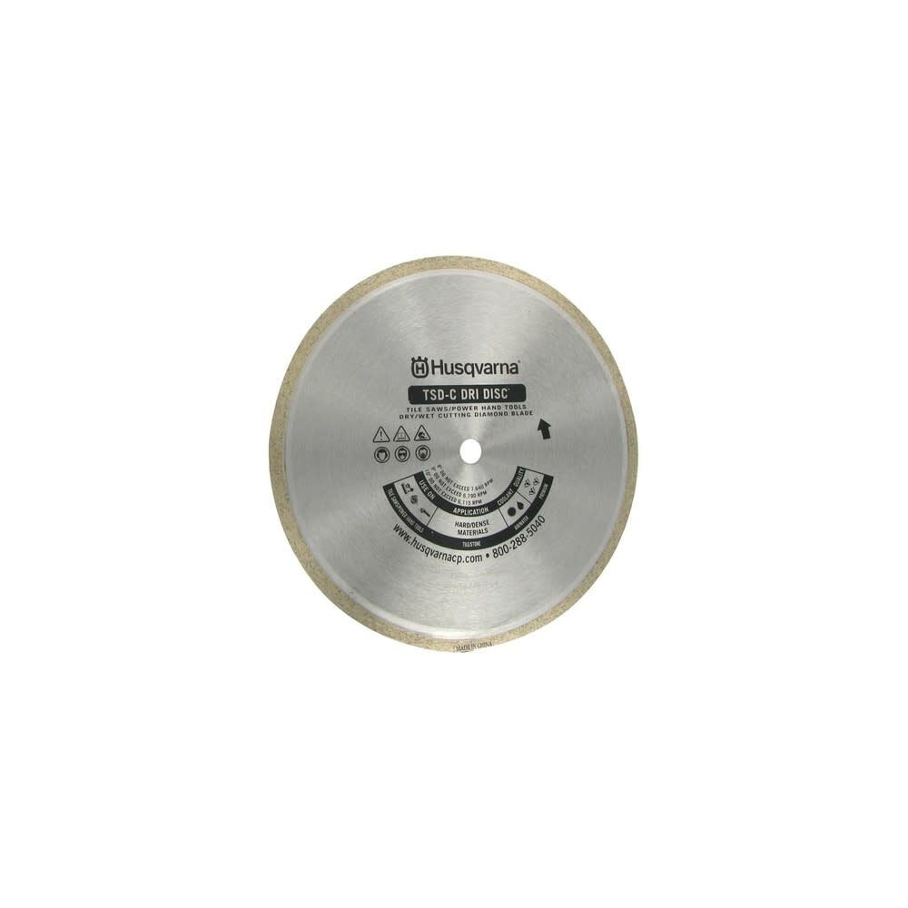 Diamond TSD-C Saw Blade 10in Dri Disc Continuous Rim 542761264