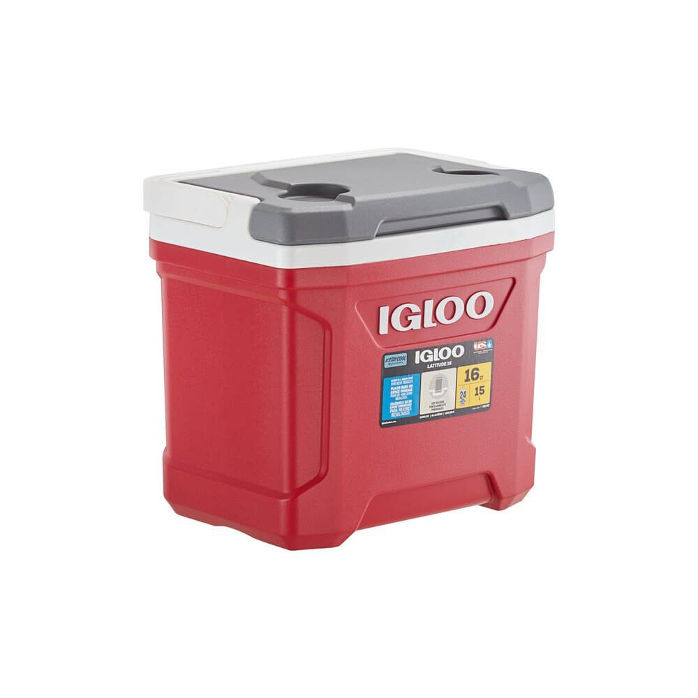 Latitude 16 Hard Cooler Industrial Red/Meteorite 16qt 32627