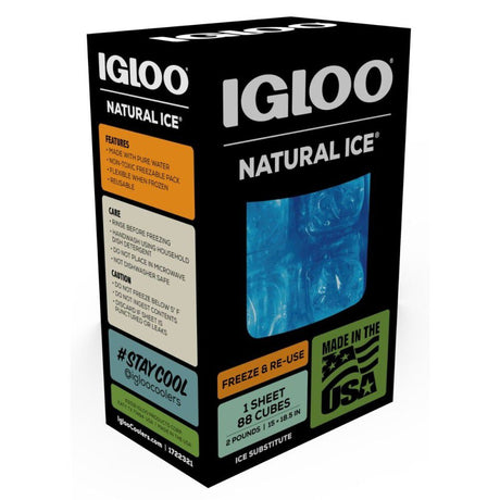 Maxcold Natural Ice Sheet Reusable Blue 88 Cube 25079