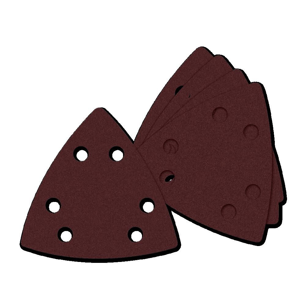 IBOTSPH60-5 Oscillating Multi-Tool Triangle Sandpaper 60 Coarse Grit 5PC IBOTSPH60-5