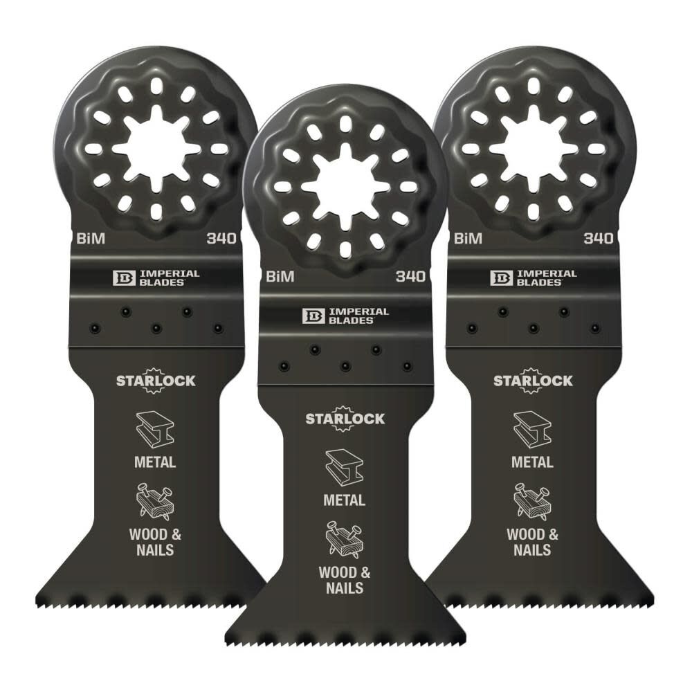 Starlock 1 3/4in Standard Metal Blade 3pc IBSL340-3