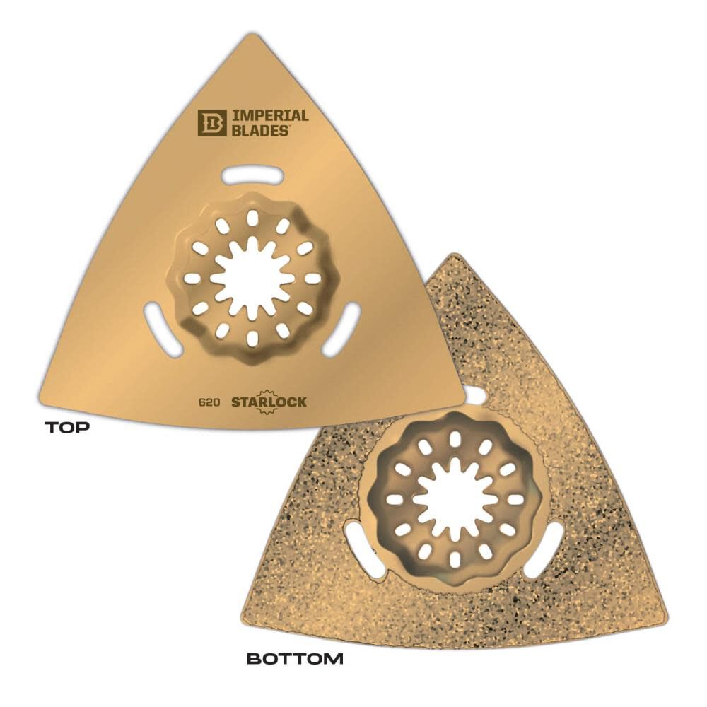 Starlock 3 1/8in Carbide Grit Triangle Rasp 1pc IBSL620-1