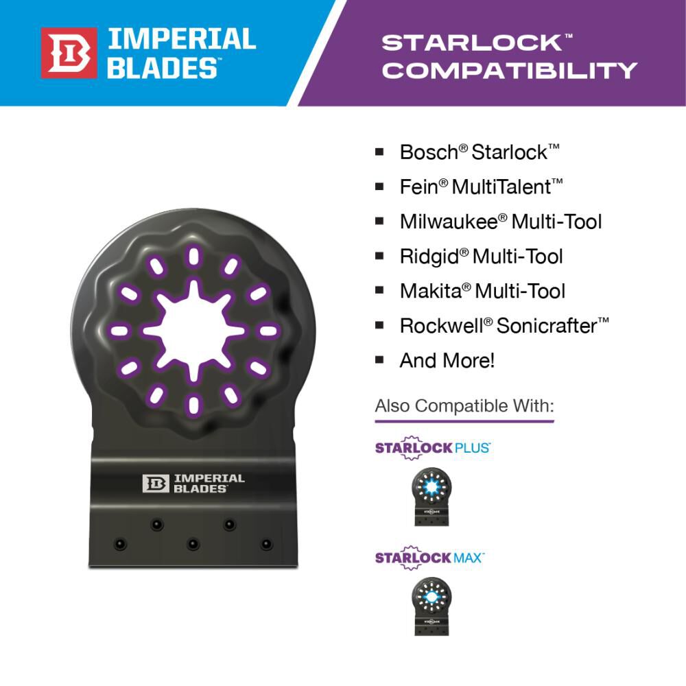 Starlock 3in Diamond Grit Segment Blade 1pc IBSL710-1