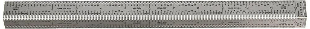 12 In. Precision Bend Rule BNDRUL12