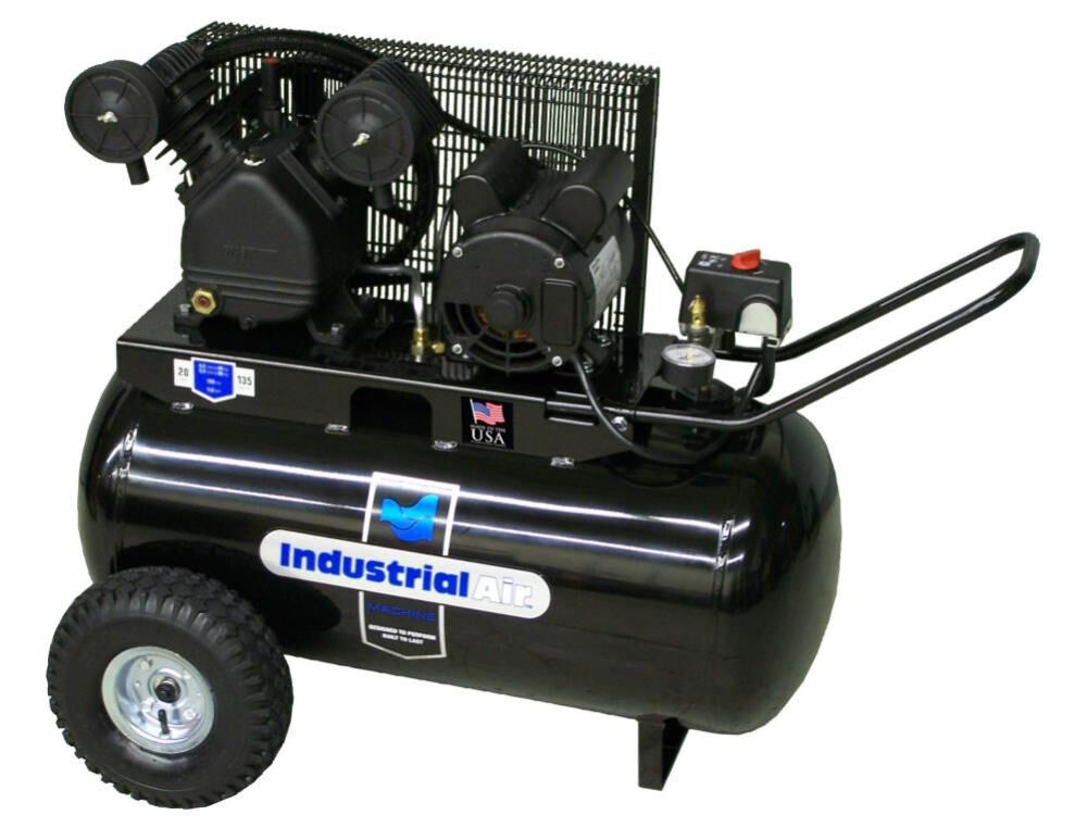 Compressor 20 Gallon 1.6 HP Portable Cast Iron Belt Drive IP1682066.MN