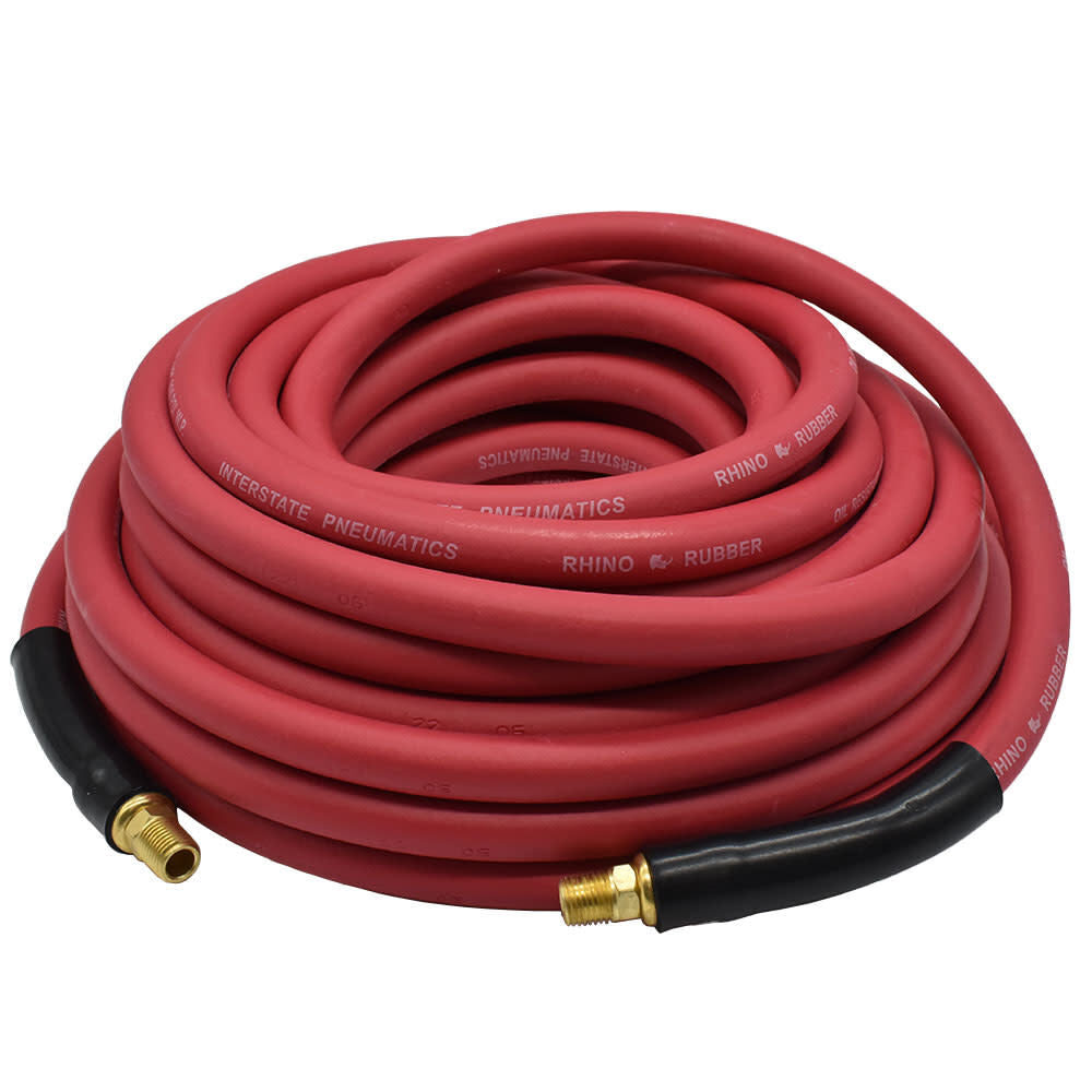 1/2 Inch X 25' Pneumatic Rhino Rubber Air Hose Red HA48-025H66