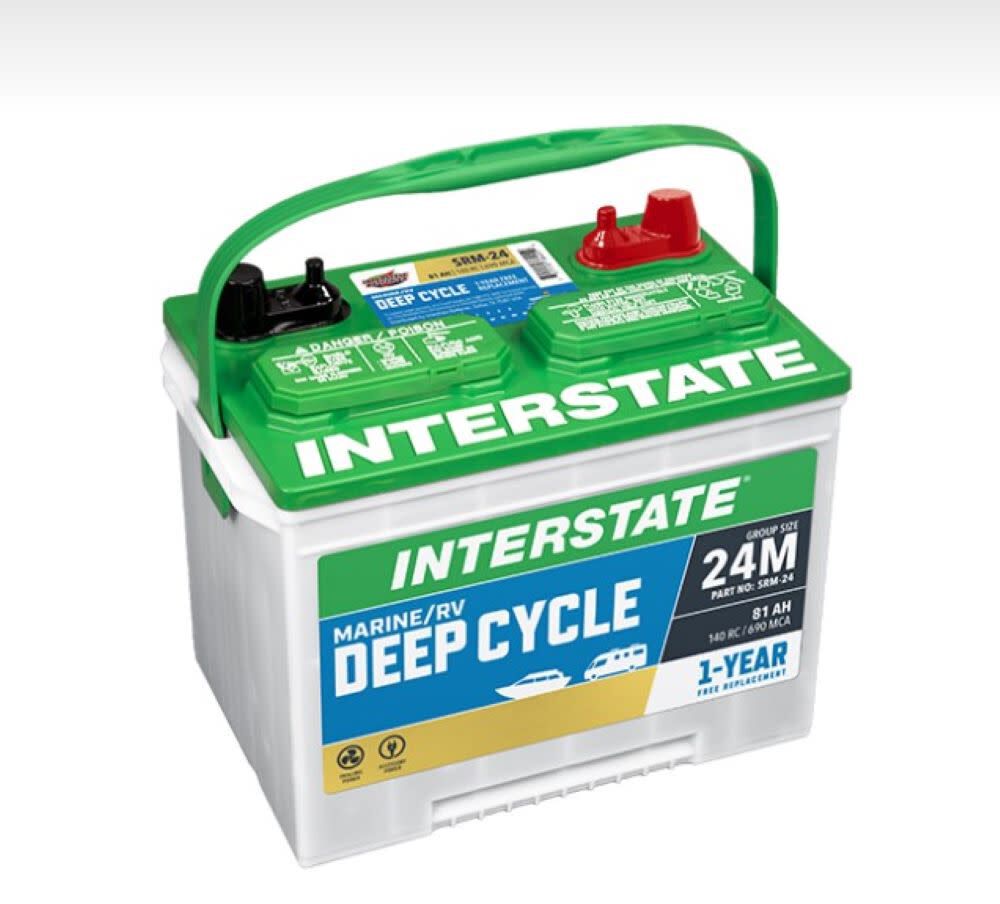 Marine RV Deep Cycle Battery 24M 81AH SRM-24