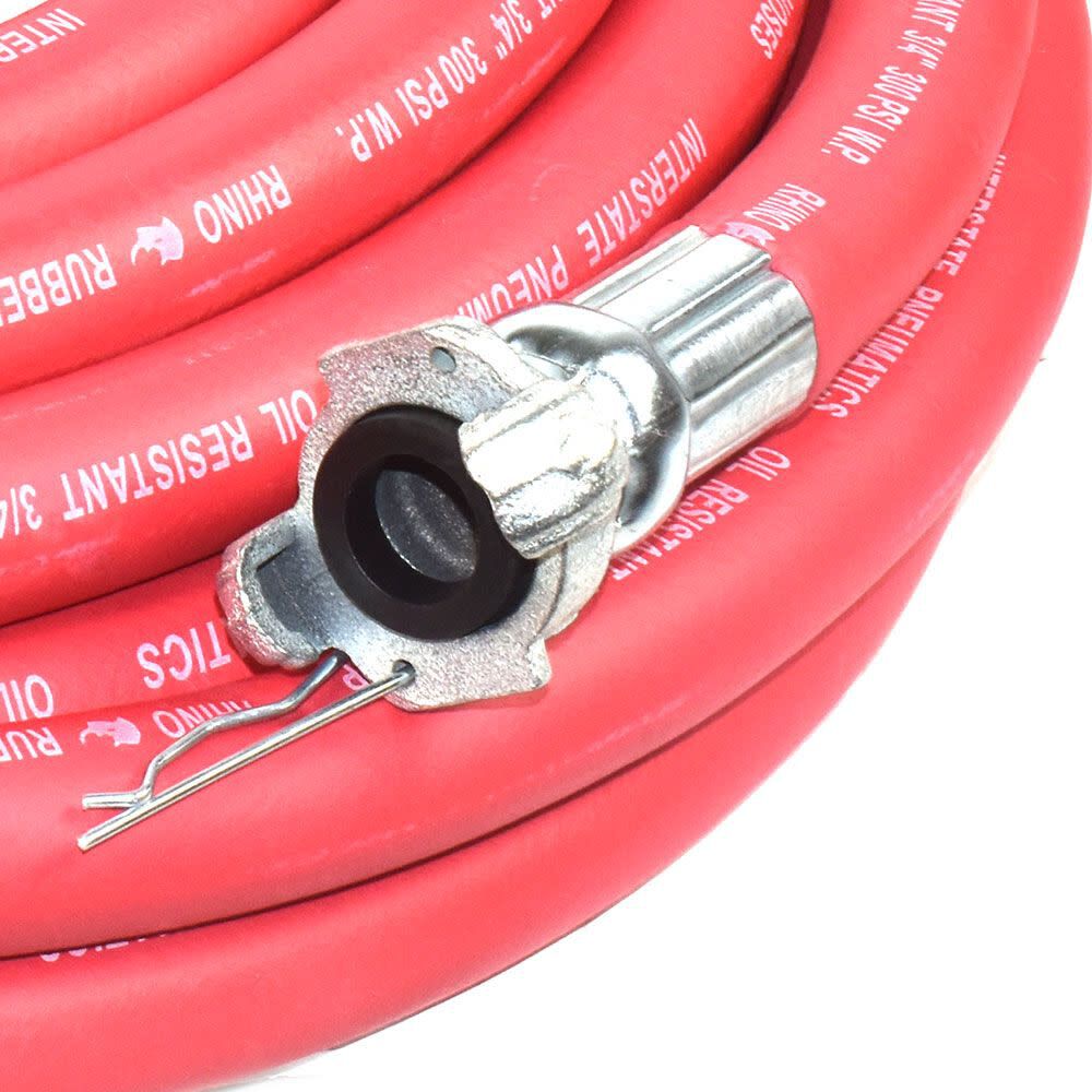 Jack Hammer Red Rubber Hose 3/4 Inch x 50ft HJ19-050E