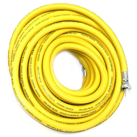 Jack Hammer Yellow Rubber Hose 3/4 Inch x 50ft 300 PSI HJ59-050E