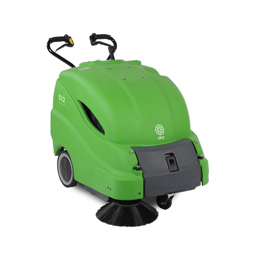 512 Walk Behind Vacuum Sweeper 28 in 13 Gallon Battery Powered 512ET