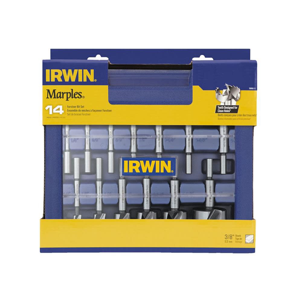 Marples 14-Piece 3/8-in x 3-11/16-in Woodboring Forstner Drill Bit Set 1966893