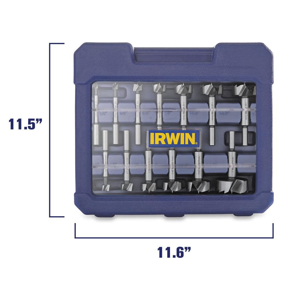 Marples 14-Piece 3/8-in x 3-11/16-in Woodboring Forstner Drill Bit Set 1966893