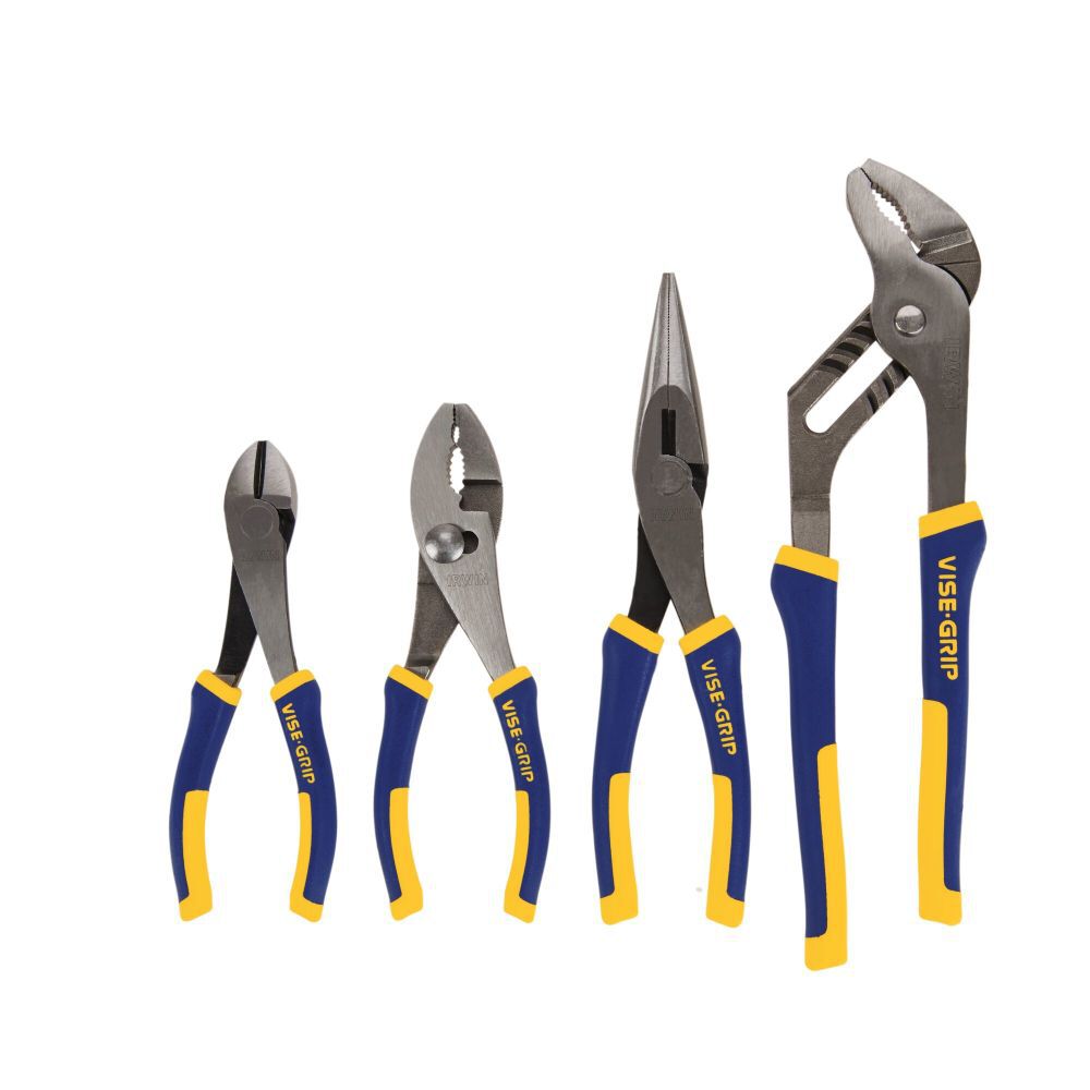 VISE-GRIP ProPliers 4-Pack Assorted Pliers with Hard Case 2078707