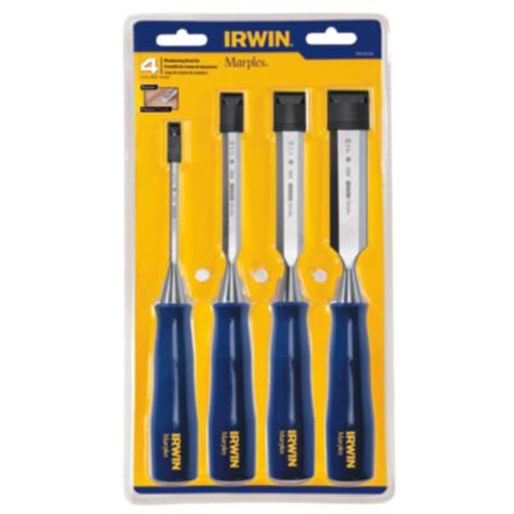 4pc Blue Chip Beveled Edge Chisel Set M444S4N