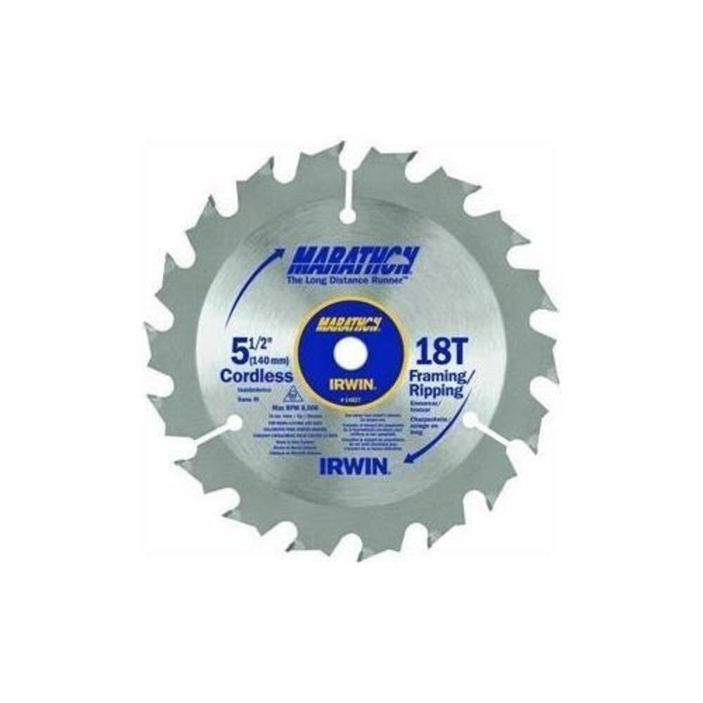 5-1/2 In. 18T MARATHON Thin Kerf Carded Circular Saw Blade 14027