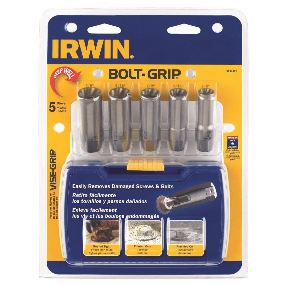 5 Pc. Bolt-Grip Deep Well Set 3094001