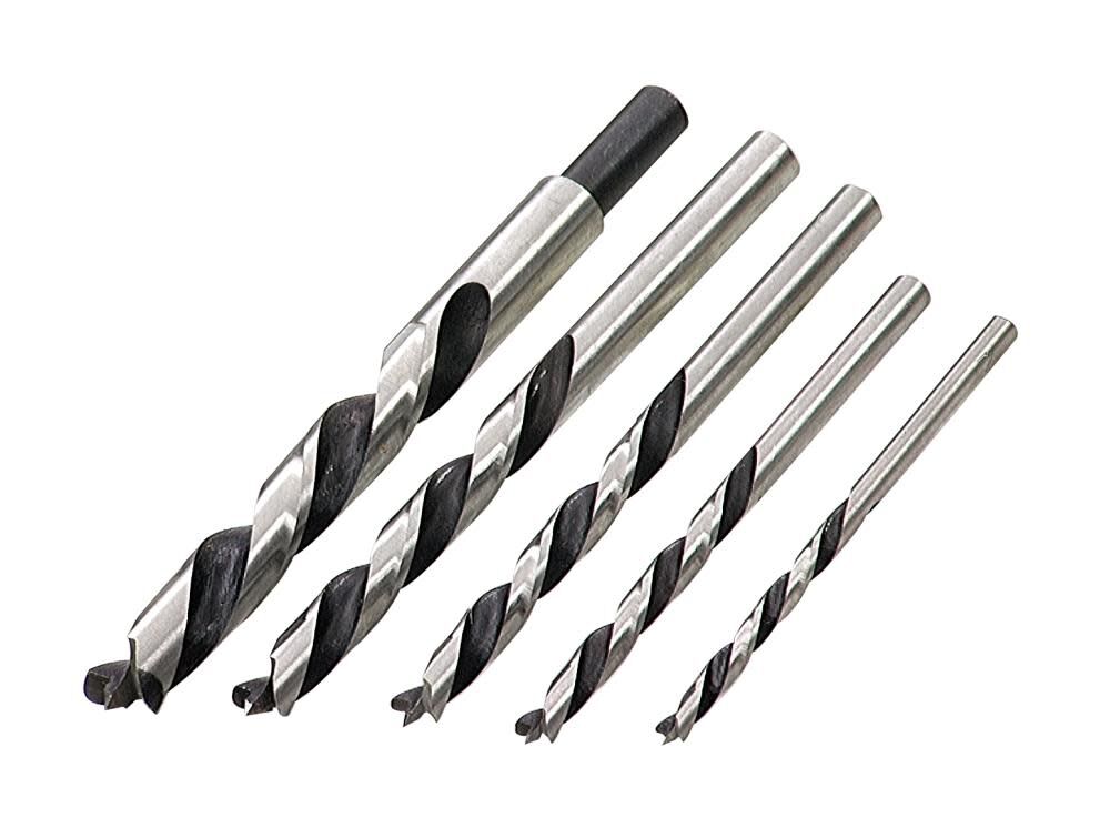 5 piece Brad Point Drill Bit Set 49600