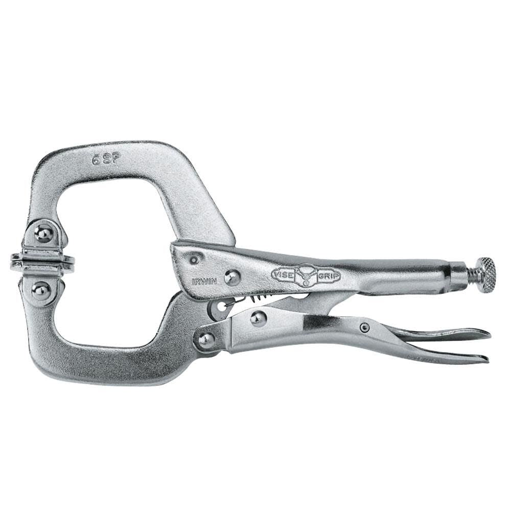 6 In. C-Clamp with Swivel Pads 6SP