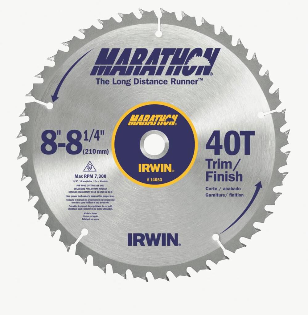 8-1/4In 40T Marathon Saw Blade 14053