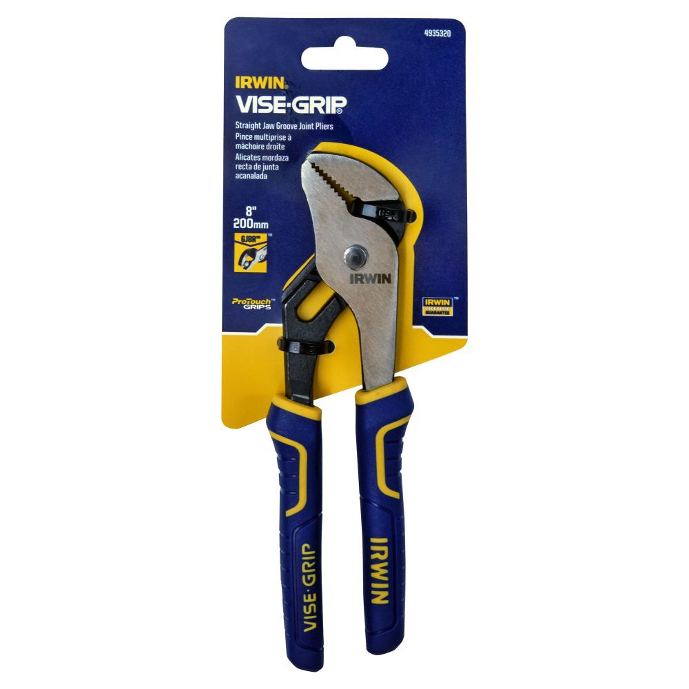 8in Vise-Grip Groove Joint Straight Jaw Pliers 4935320