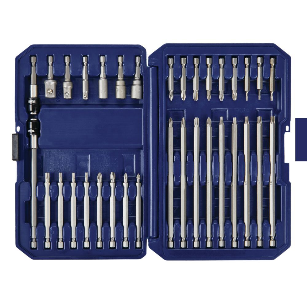 Carbon Steel Screwdriving Bit Set 34pc IWAF1234