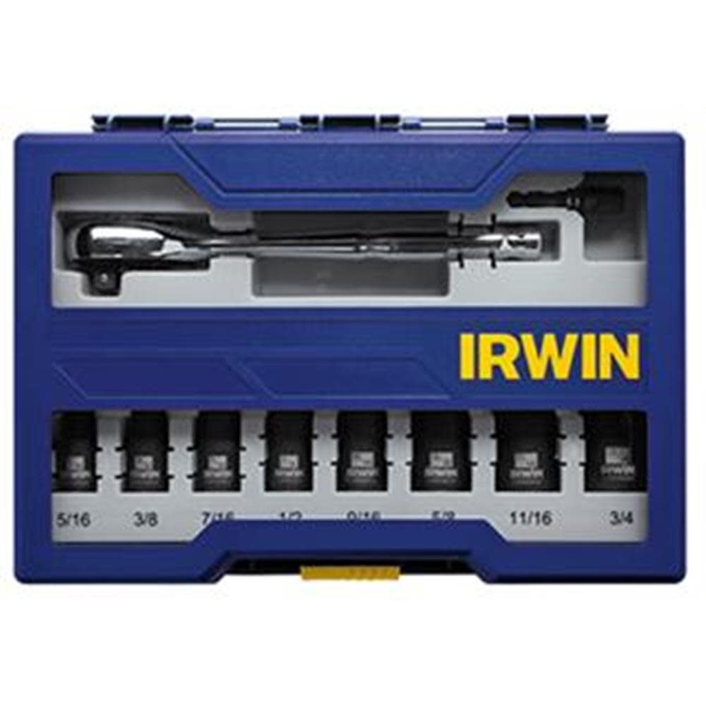 Impact SAE Socket Drawer Set 10 Pc. with 3/8 In. Drive 1882412