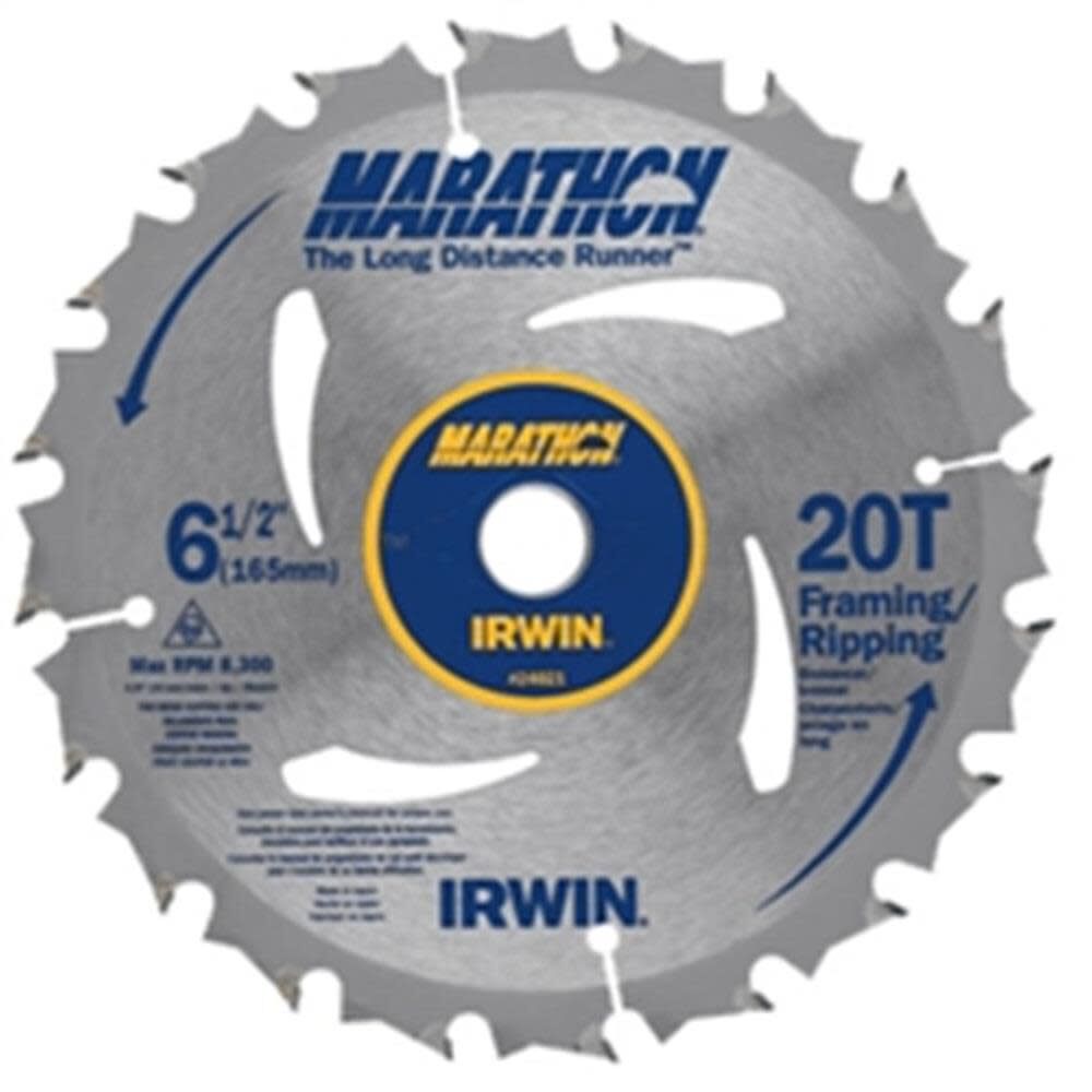 Marathon 6-1/2In 20T Carbide Saw Blade 24021