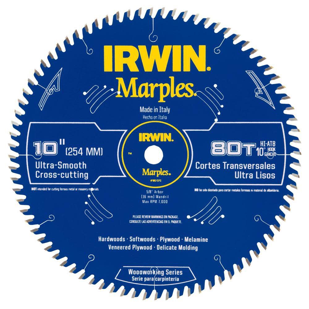 Marples 10In 80T Handi ATB Saw Blade 1807370